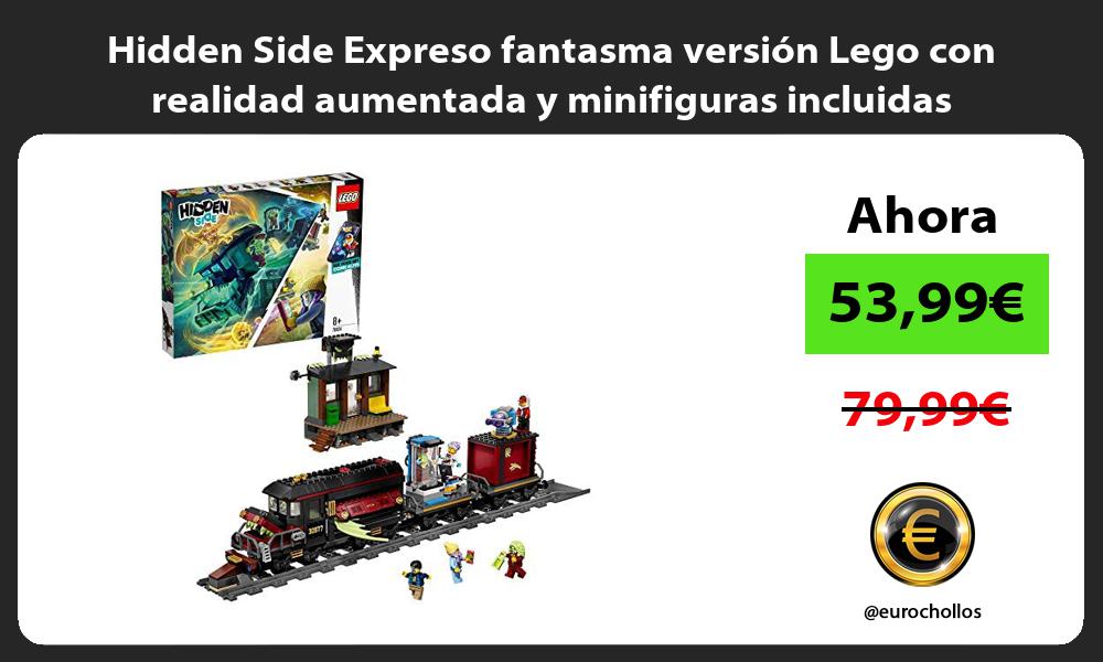 Hidden Side Expreso fantasma versión Lego con realidad aumentada y minifiguras incluidas