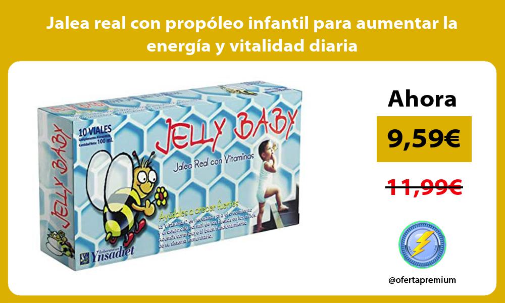 Jalea real con propóleo infantil para aumentar la energía y vitalidad diaria