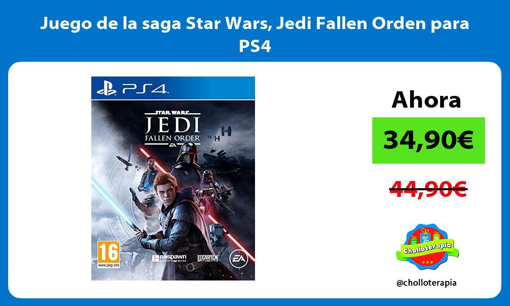 Juego de la saga Star Wars Jedi Fallen Orden para PS4