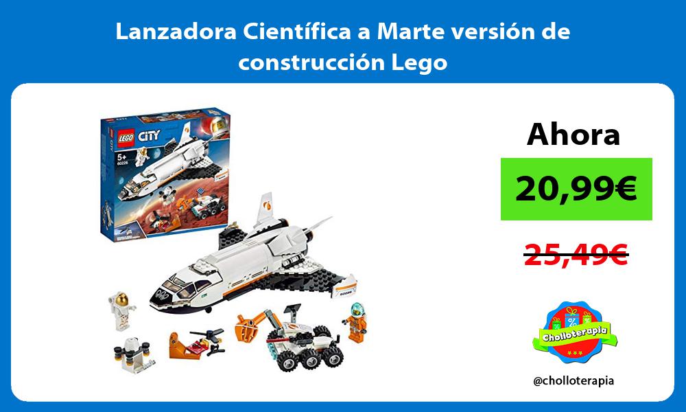 Lanzadora Científica a Marte versión de construcción Lego
