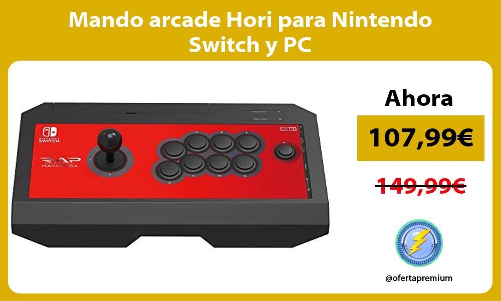 Mando arcade Hori para Nintendo Switch y PC