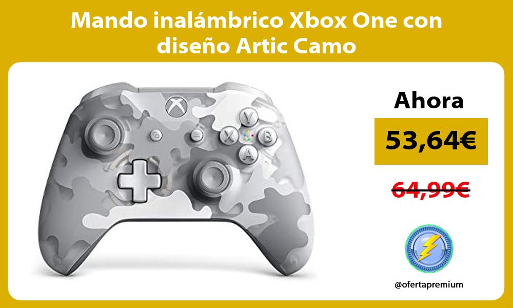 Mando inalámbrico Xbox One con diseño Artic Camo