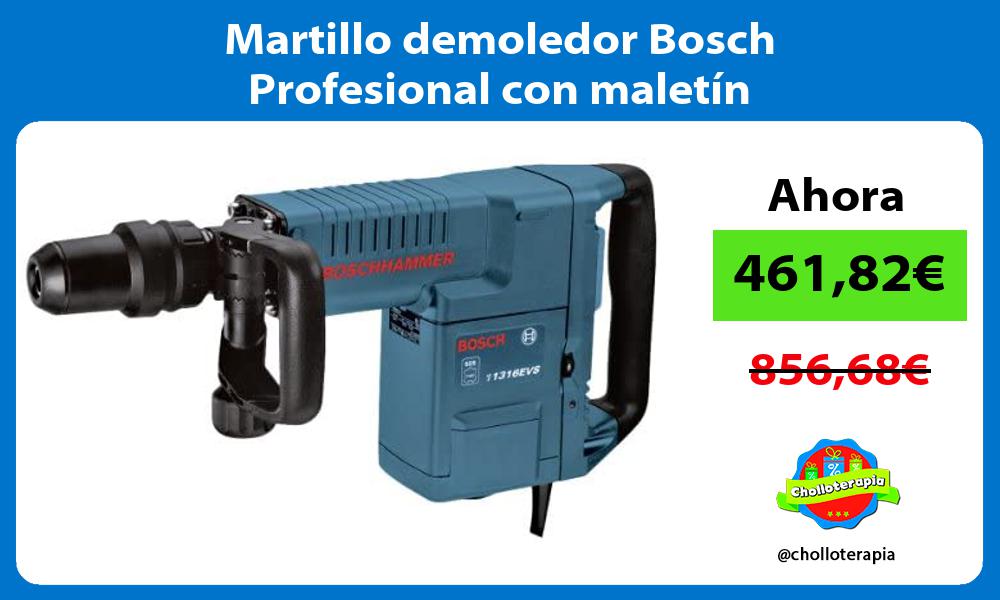 Martillo demoledor Bosch Profesional con maletín