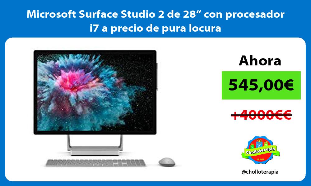 Microsoft Surface Studio 2 de 28“ con procesador i7 a precio de pura locura