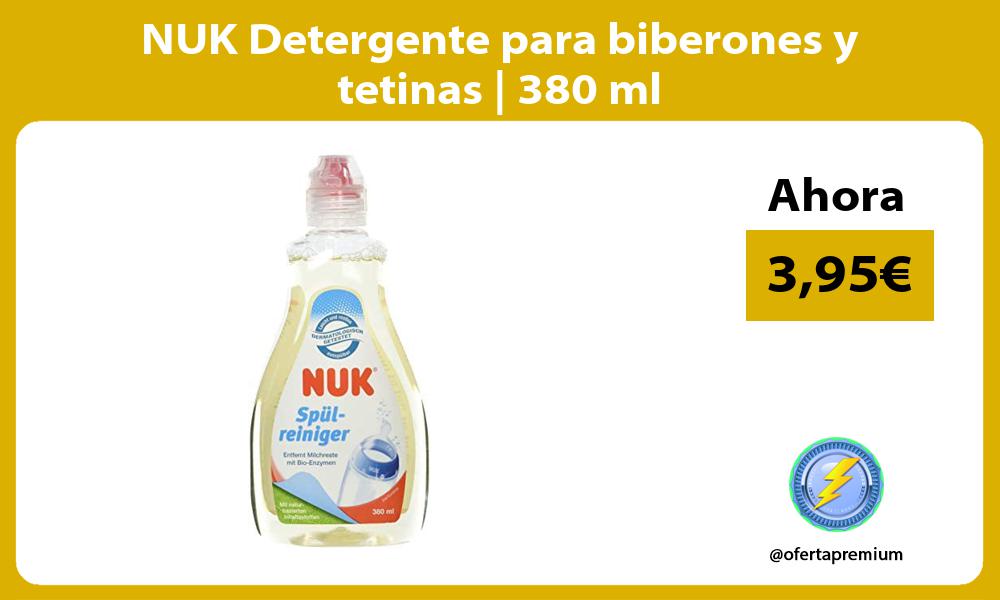 NUK Detergente para biberones y tetinas 380 ml