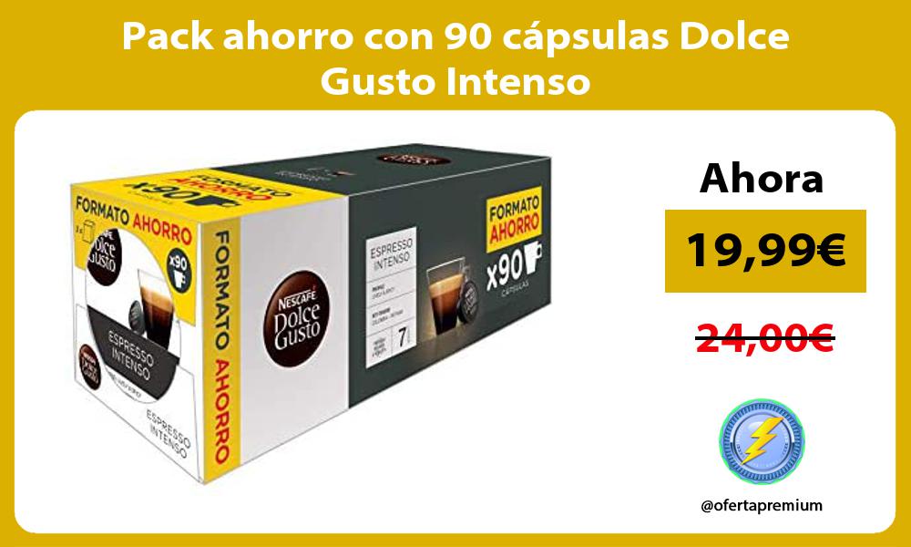 Pack ahorro con 90 cápsulas Dolce Gusto Intenso