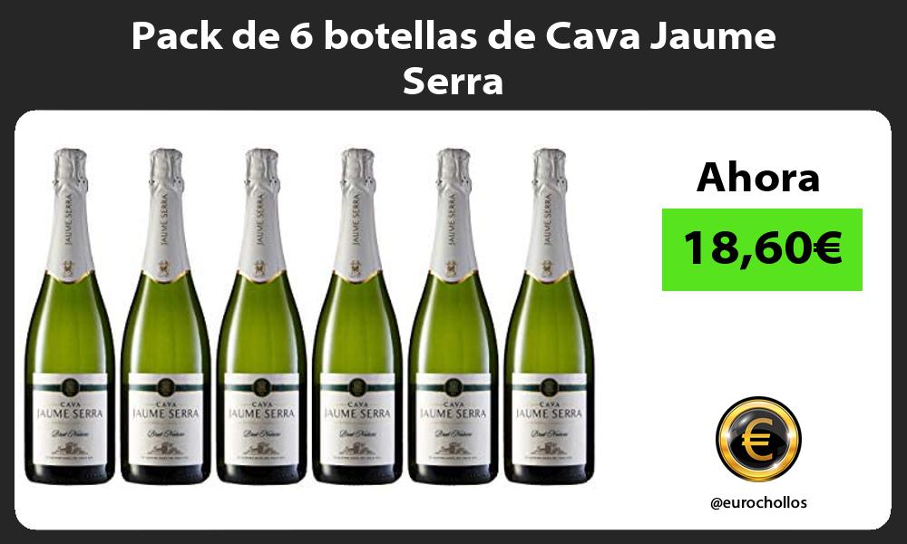 Pack de 6 botellas de Cava Jaume Serra