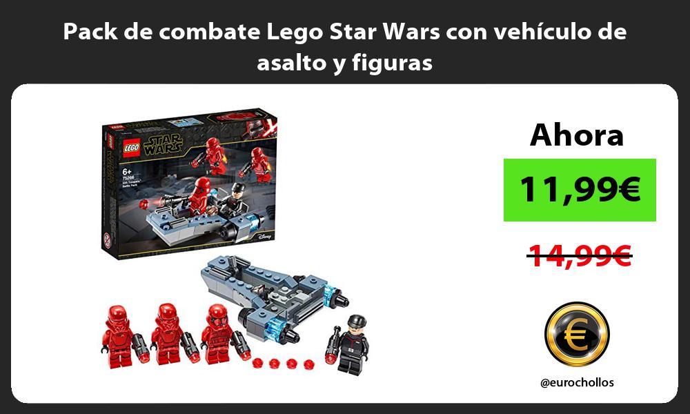 Pack de combate Lego Star Wars con vehículo de asalto y figuras