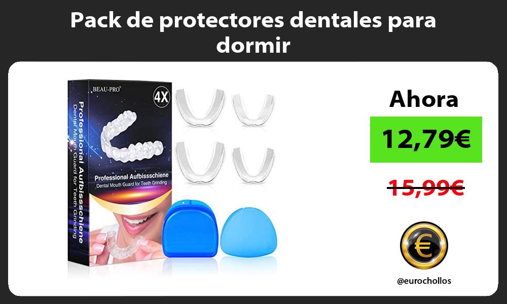 Pack de protectores dentales para dormir