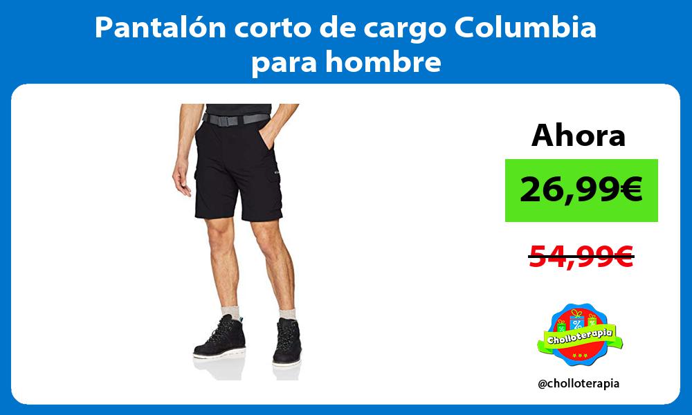 Pantalón corto de cargo Columbia para hombre