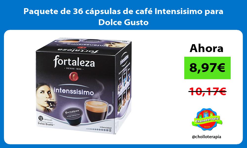 Paquete de 36 cápsulas de café Intensisimo para Dolce Gusto