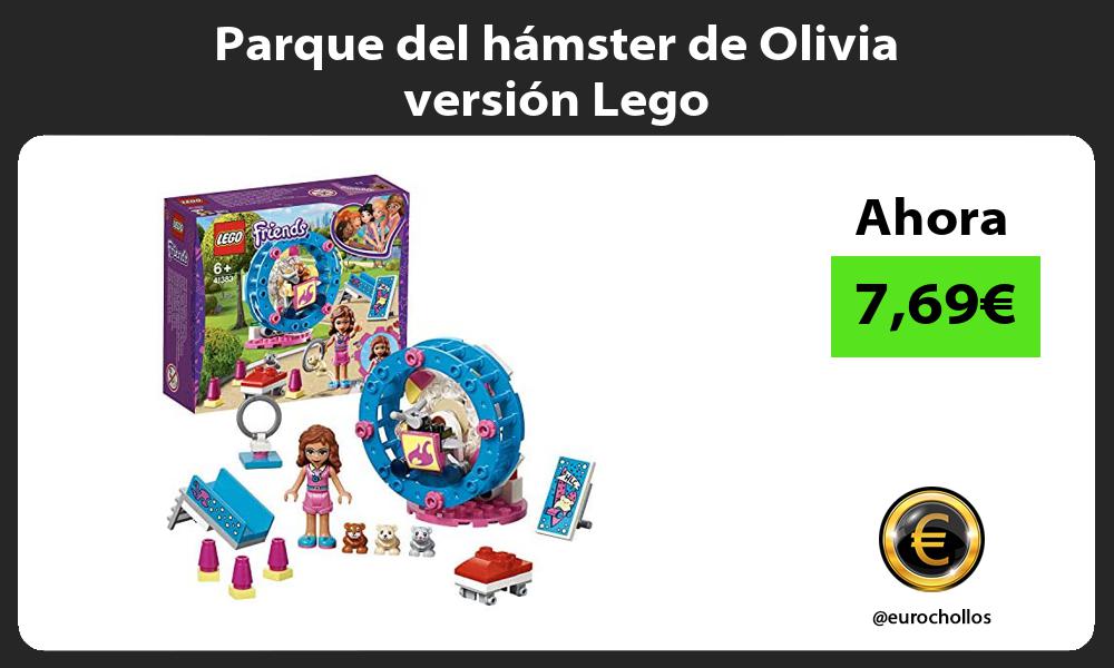 Parque del hámster de Olivia versión Lego