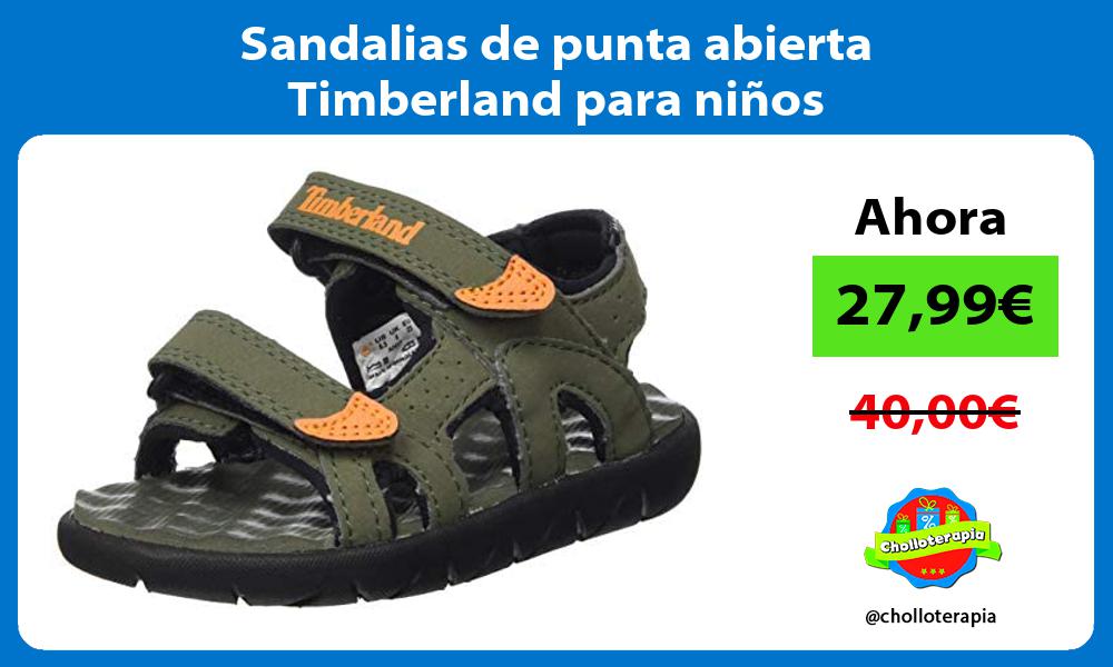 Sandalias de punta abierta Timberland para niños