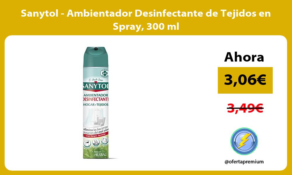 Sanytol Ambientador Desinfectante de Tejidos en Spray 300 ml