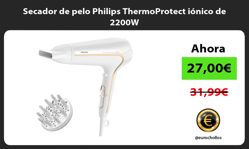 Secador de pelo Philips ThermoProtect iónico de 2200W