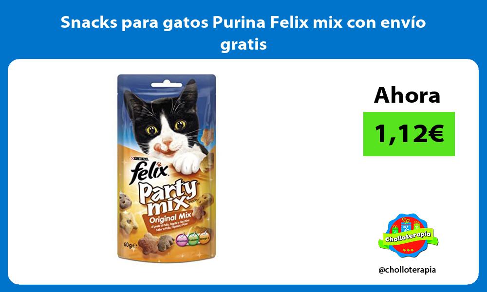 Snacks para gatos Purina Felix mix con envío gratis