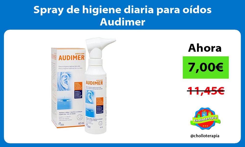 Spray de higiene diaria para oídos Audimer