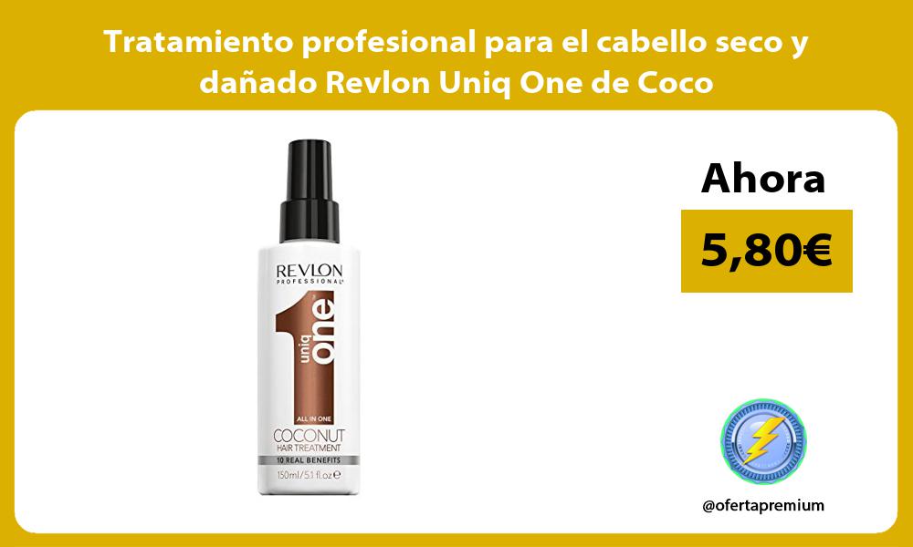 Tratamiento profesional para el cabello seco y dañado Revlon Uniq One de Coco