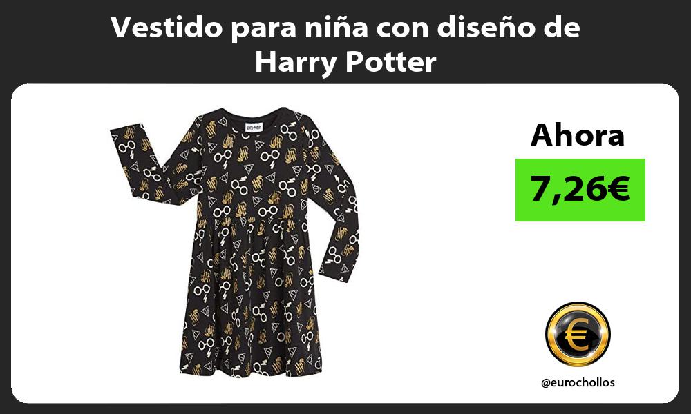 Vestido para niña con diseño de Harry Potter