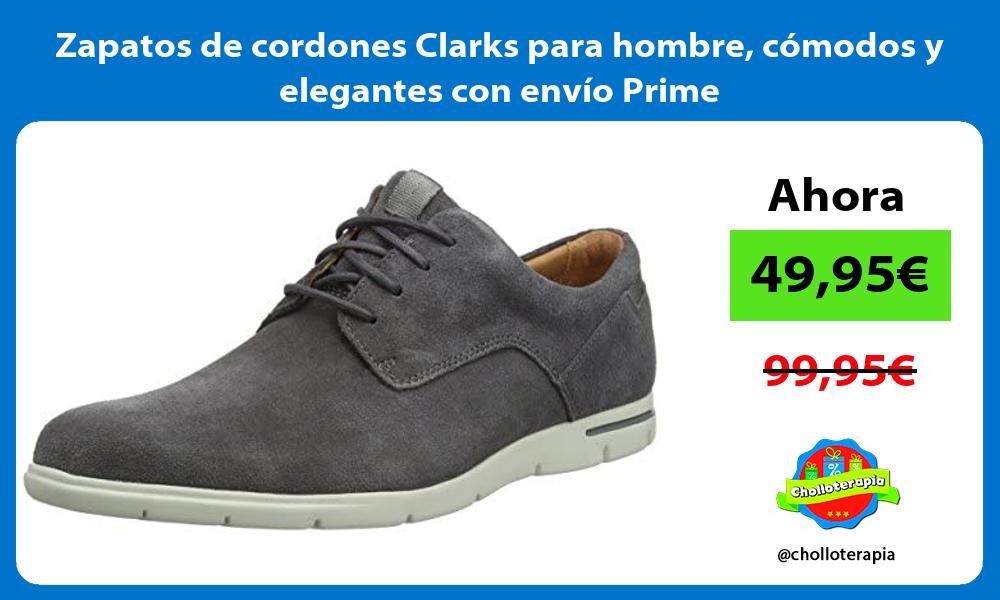 Zapatos de cordones Clarks para hombre cómodos y elegantes con envío Prime
