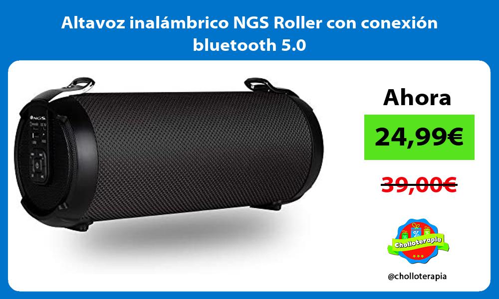 Altavoz inalámbrico NGS Roller con conexión bluetooth 5 0