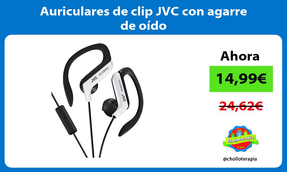Auriculares de clip JVC con agarre de oído