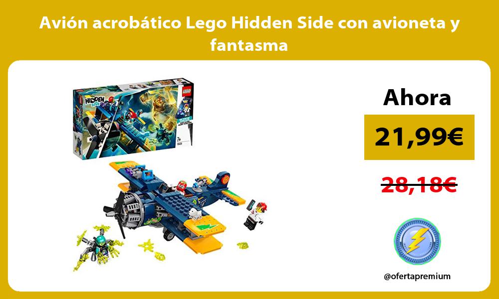 Avión acrobático Lego Hidden Side con avioneta y fantasma