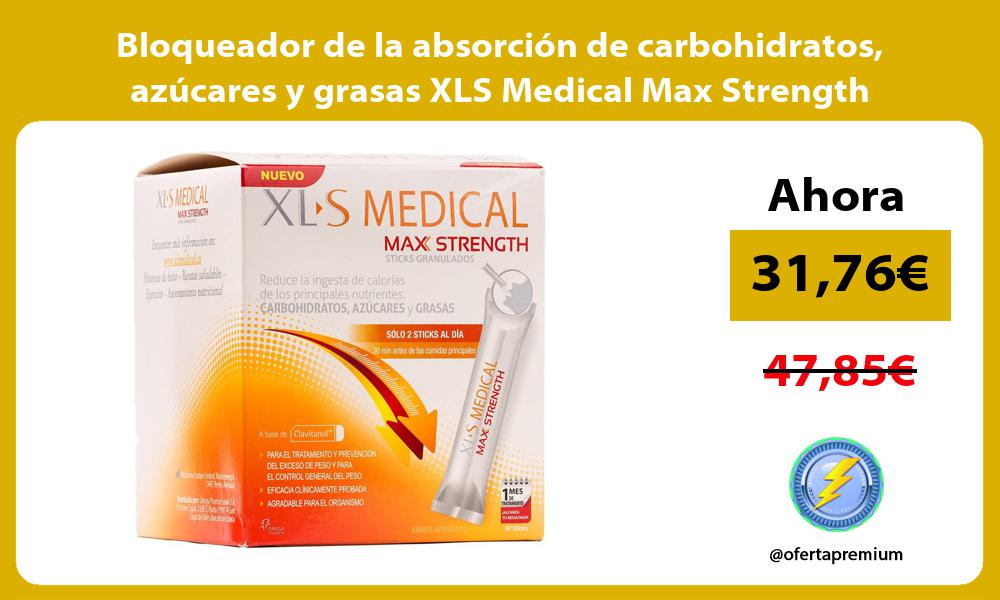 Bloqueador de la absorción de carbohidratos azúcares y grasas XLS Medical Max Strength
