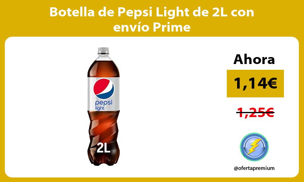 Botella de Pepsi Light de 2L con envío Prime