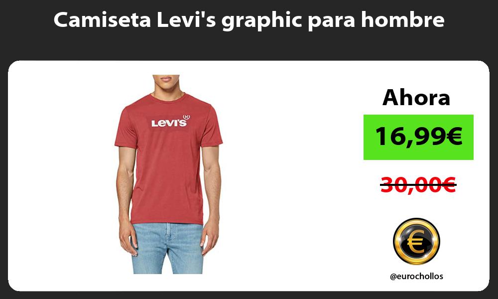 Camiseta Levis graphic para hombre