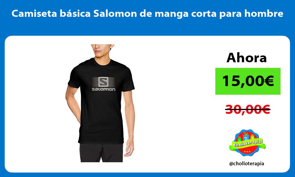 Camiseta básica Salomon de manga corta para hombre