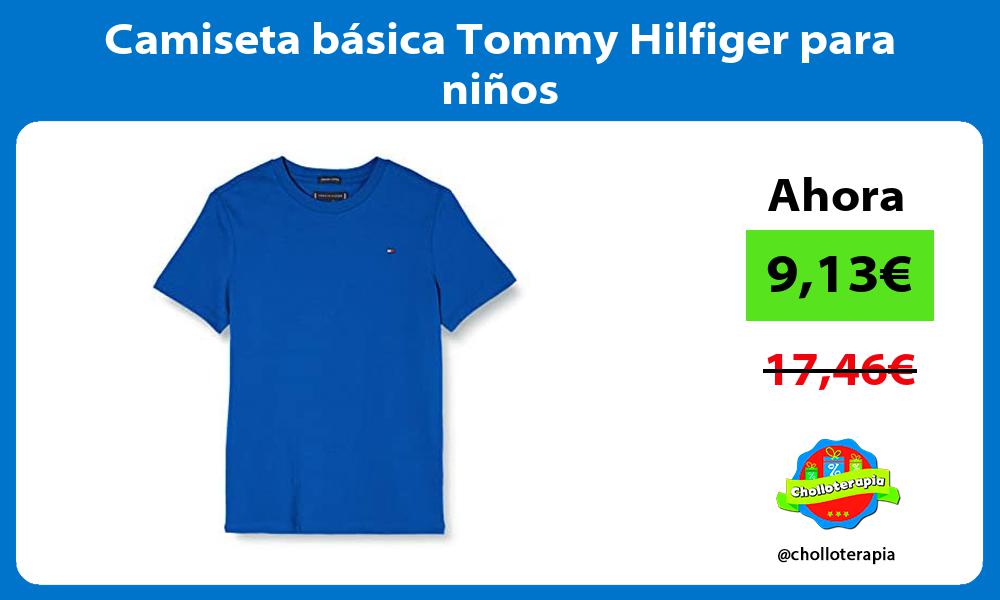 Camiseta básica Tommy Hilfiger para niños