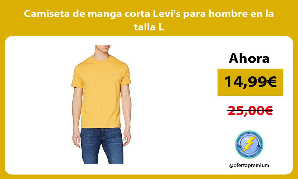 Camiseta de manga corta Levis para hombre en la talla L