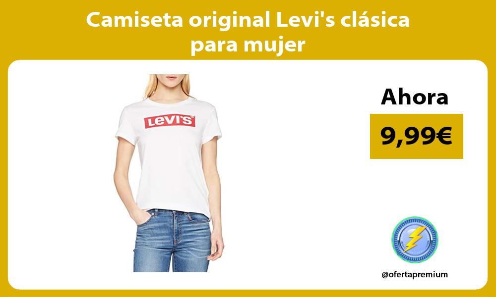 Camiseta original Levis clásica para mujer