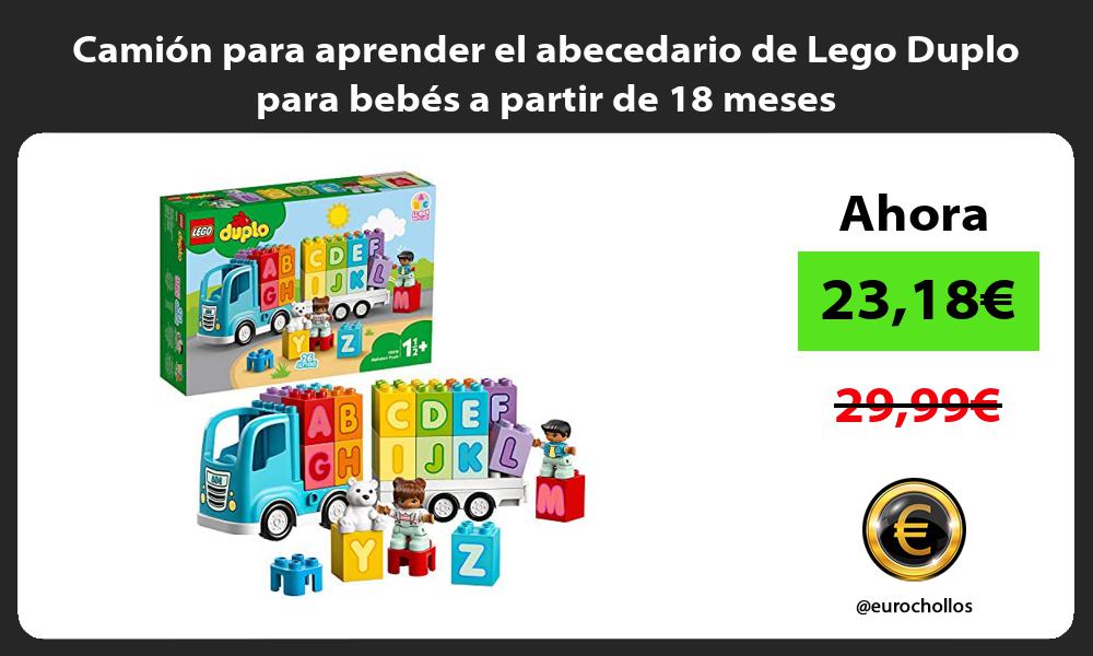 Camión para aprender el abecedario de Lego Duplo para bebés a partir de 18 meses