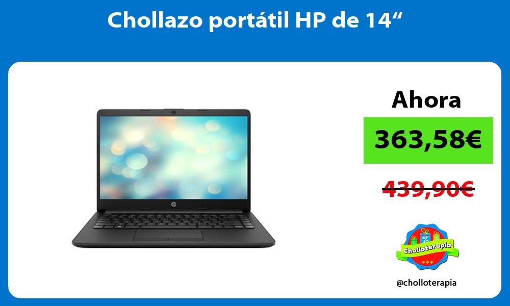 Chollazo portátil HP de 14“