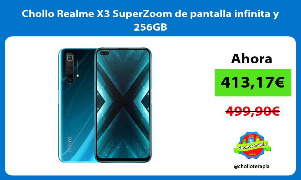 Chollo Realme X3 SuperZoom de pantalla infinita y 256GB