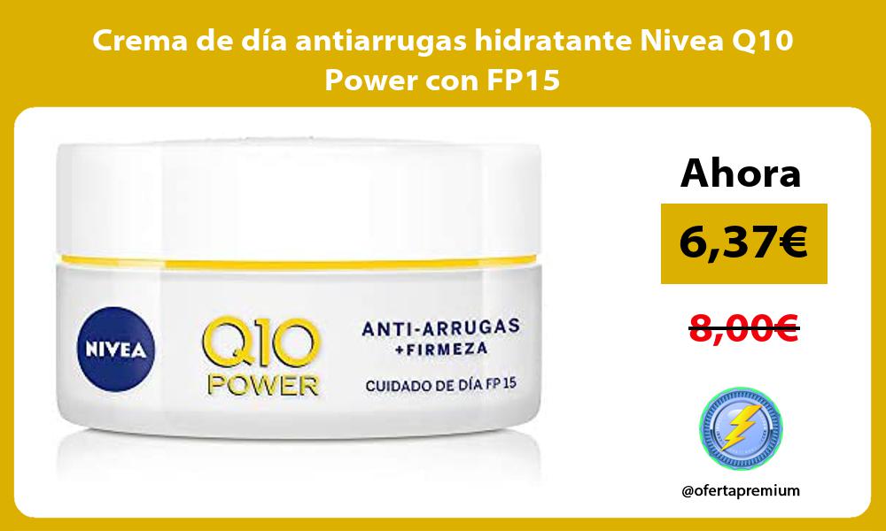 Crema de día antiarrugas hidratante Nivea Q10 Power con FP15