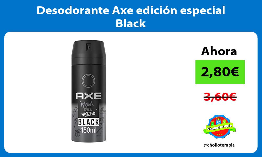 Desodorante Axe edición especial Black
