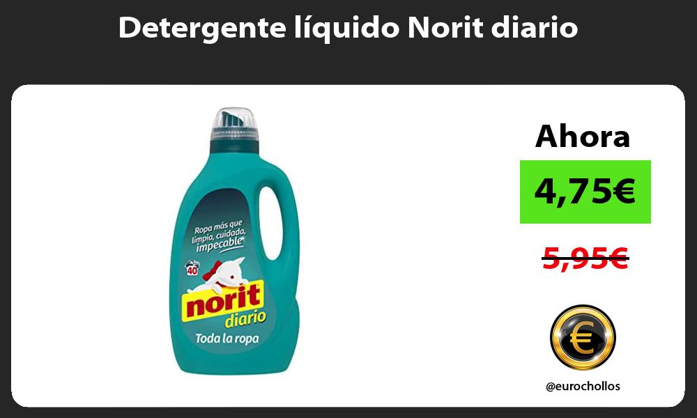 Detergente líquido Norit diario