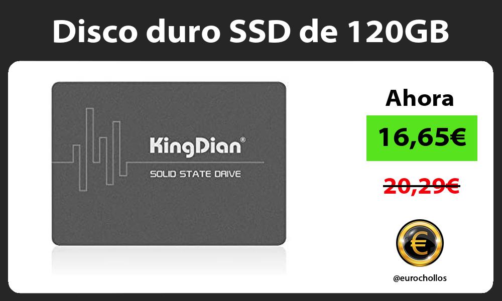 Disco duro SSD de 120GB