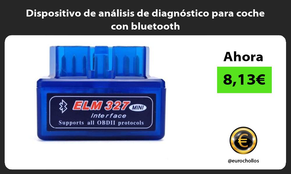Dispositivo de análisis de diagnóstico para coche con bluetooth