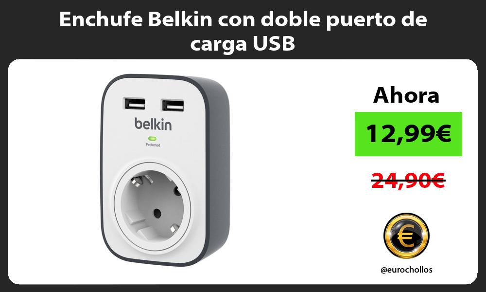 Enchufe Belkin con doble puerto de carga USB