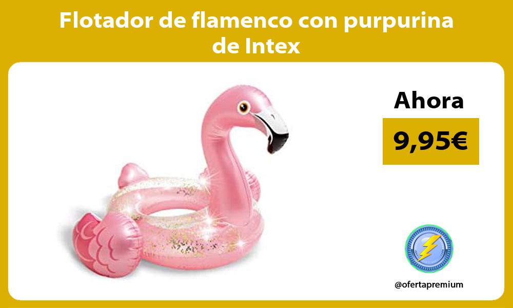 Flotador de flamenco con purpurina de Intex