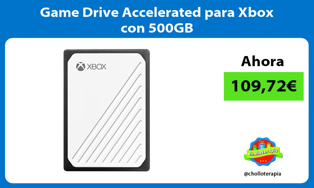 Game Drive Accelerated para Xbox con 500GB