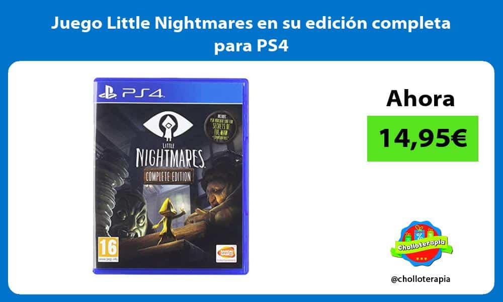 Juego Little Nightmares en su edición completa para PS4