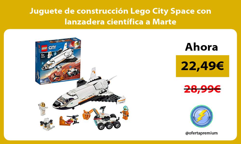 Juguete de construcción Lego City Space con lanzadera científica a Marte