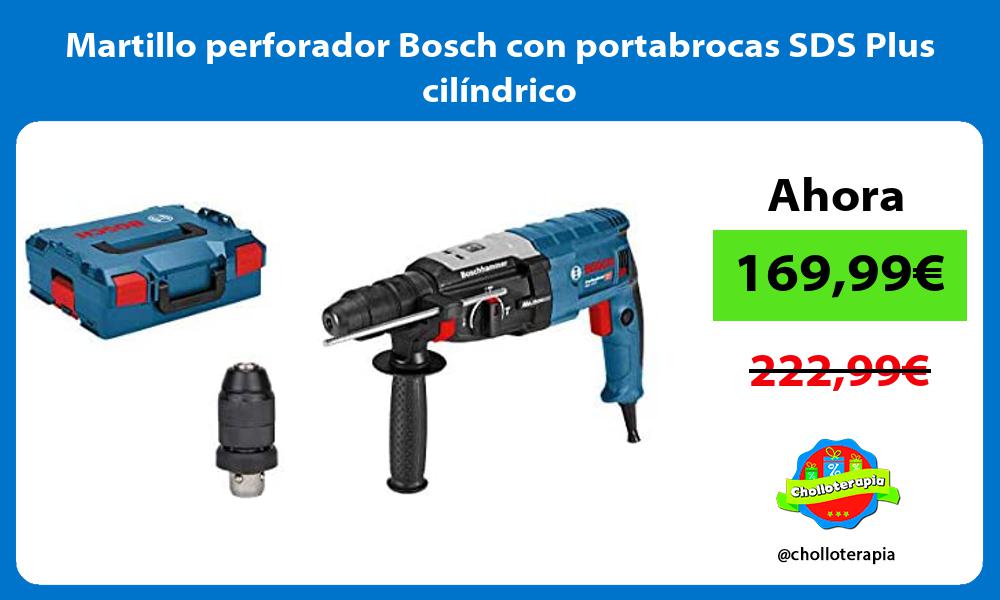 Martillo perforador Bosch con portabrocas SDS Plus cilíndrico