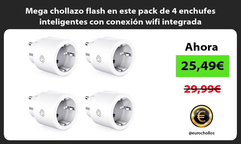 Mega chollazo flash en este pack de 4 enchufes inteligentes con conexión wifi integrada