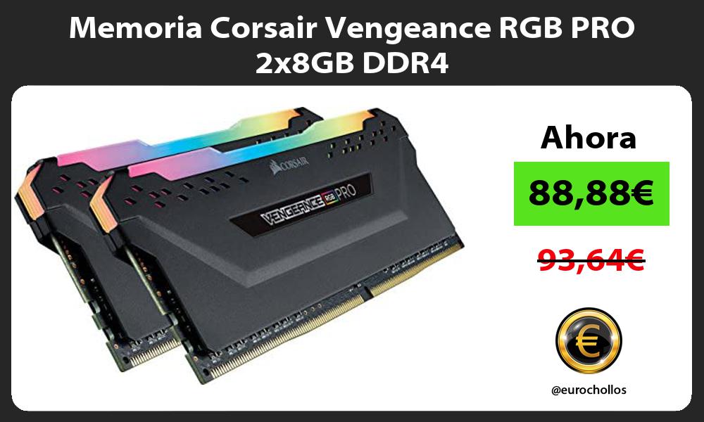 Memoria Corsair Vengeance RGB PRO 2x8GB DDR4